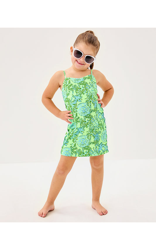 MINI SHELLI DRESS, COOL MINT CATCHIN RAYS