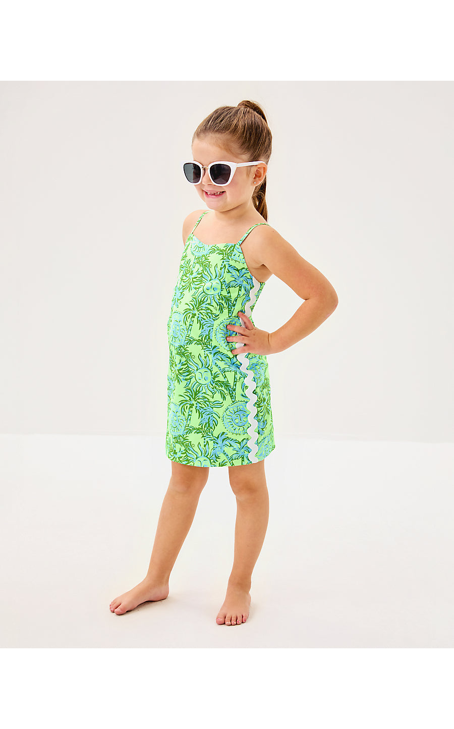 MINI SHELLI DRESS, COOL MINT CATCHIN RAYS