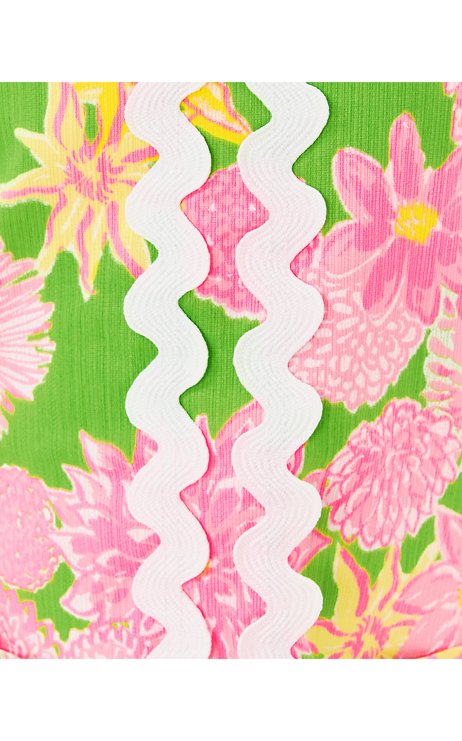 LITTLE LILLY CLASSIC SHIFT, MULTI SEASIDE GARDEN OVERPRINT