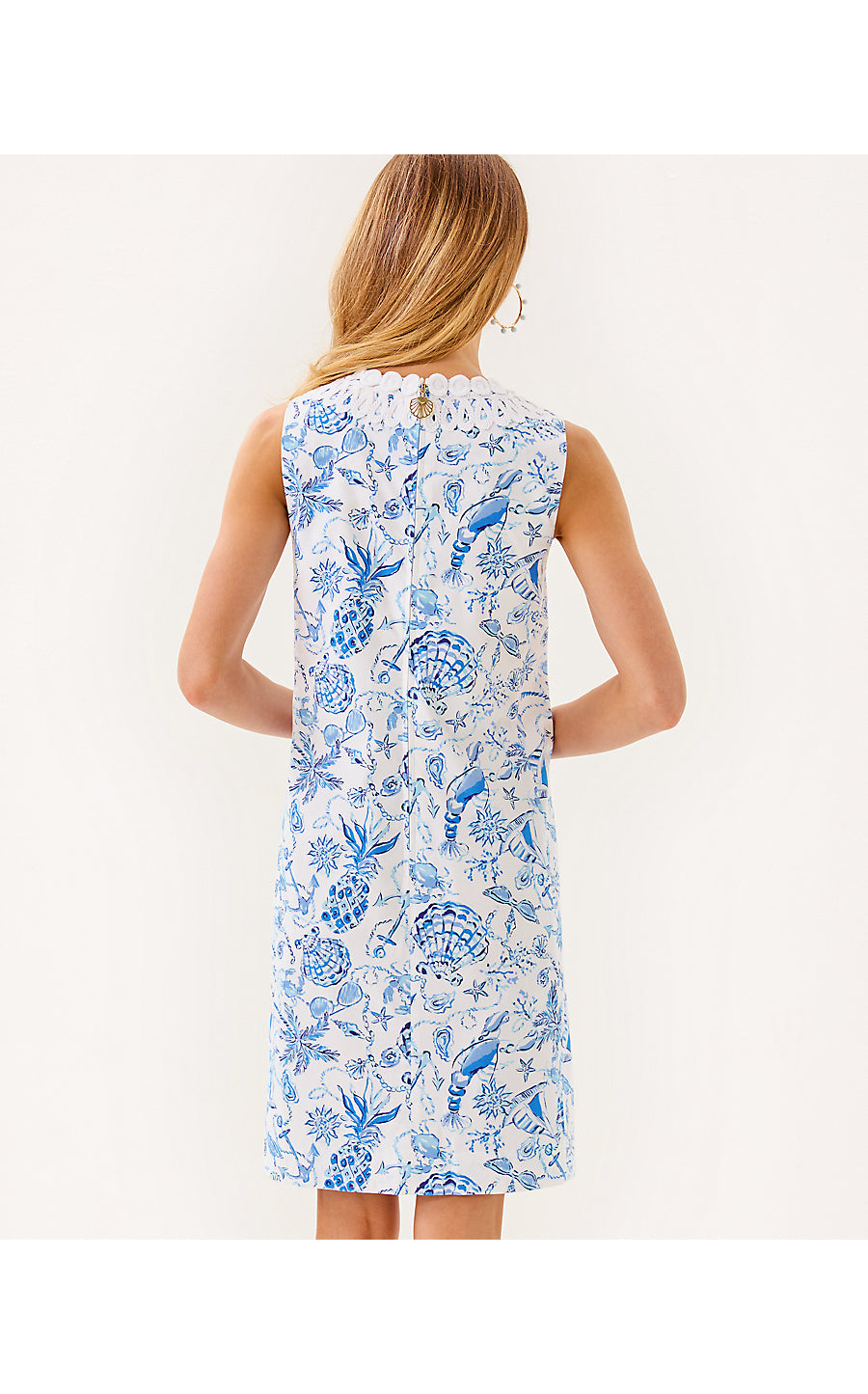 ANABELLE STRETCH SHIFT, RESORT WHITE BAREFOOT BEACHCOMBERS