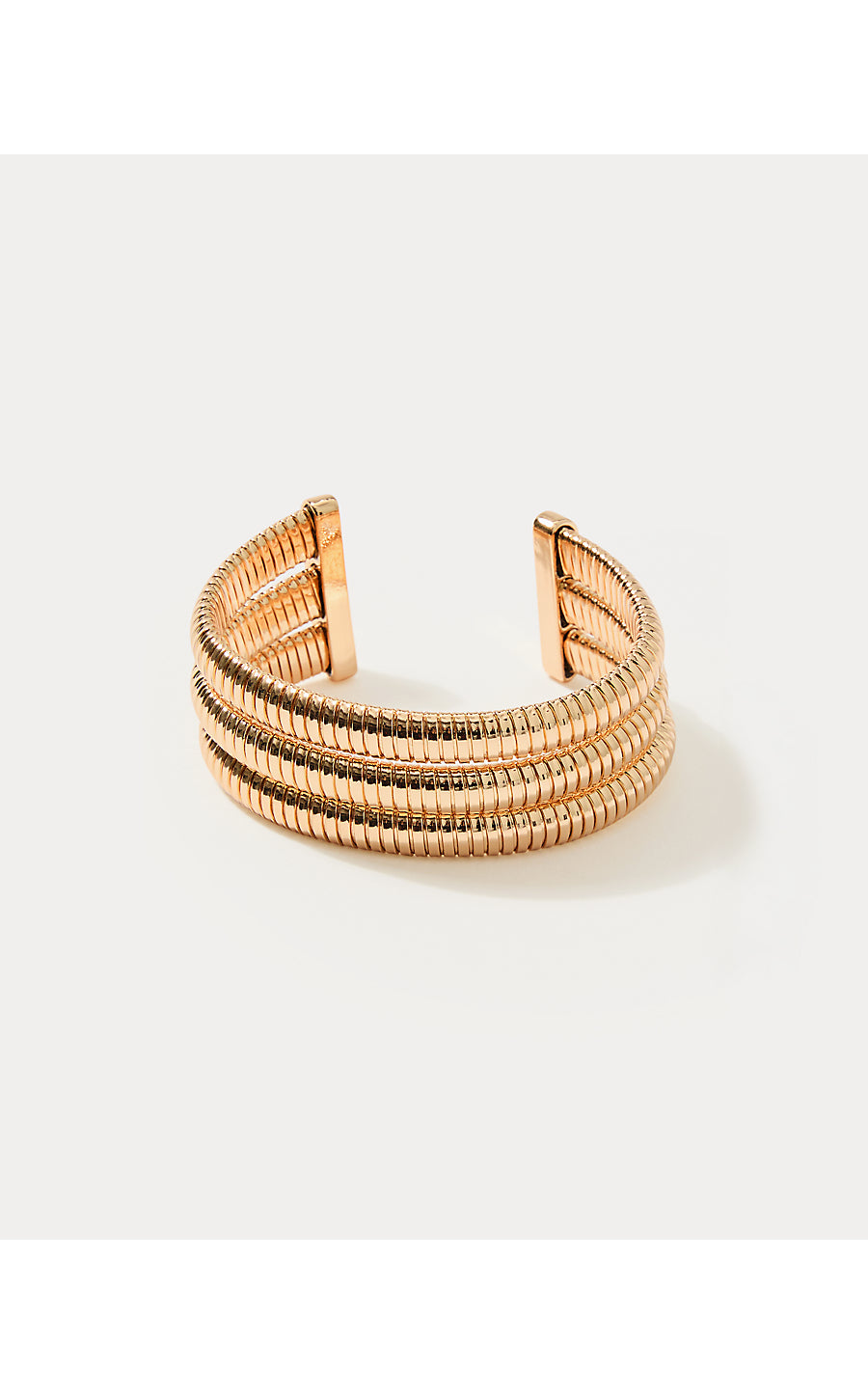 CHEVS KISS CUFF BRACELET, GOLD METALLIC