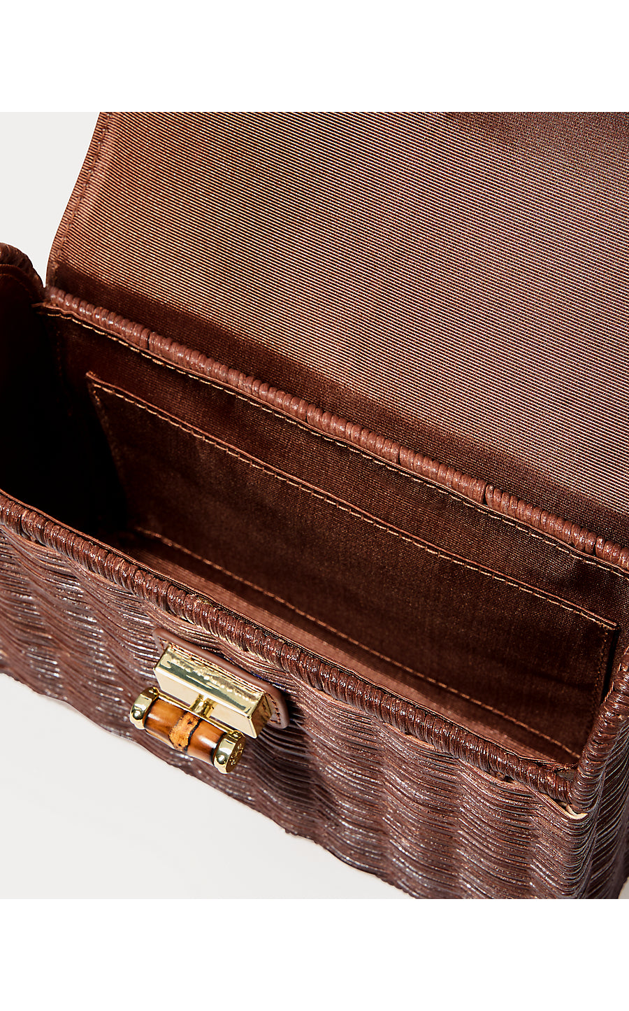 MAURA WICKER TOP HANDLE, BROWN
