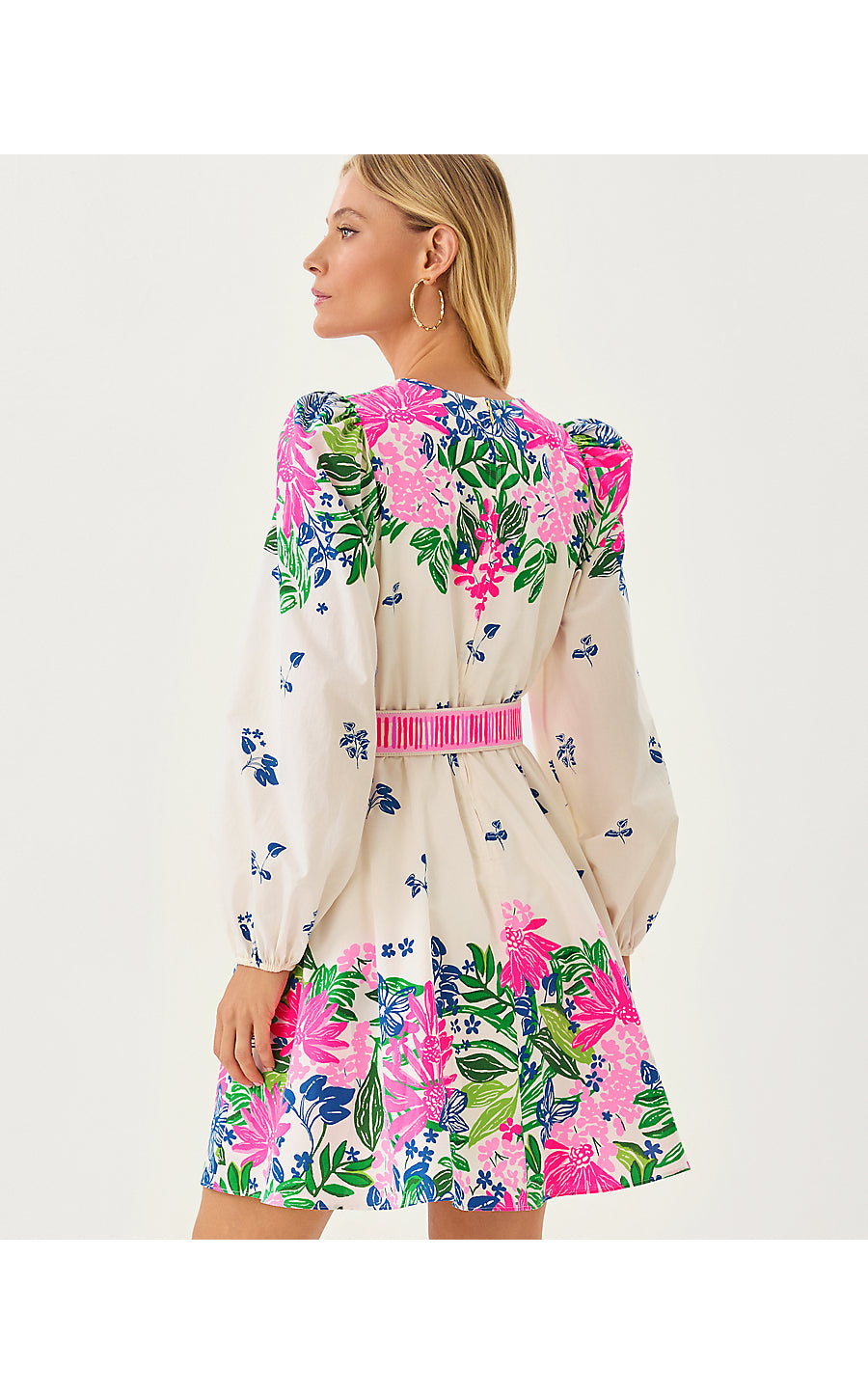 CHYANNA DRESS, MULTI ENDLESS SUMMERS ENGINEERED WOVEN DRESS