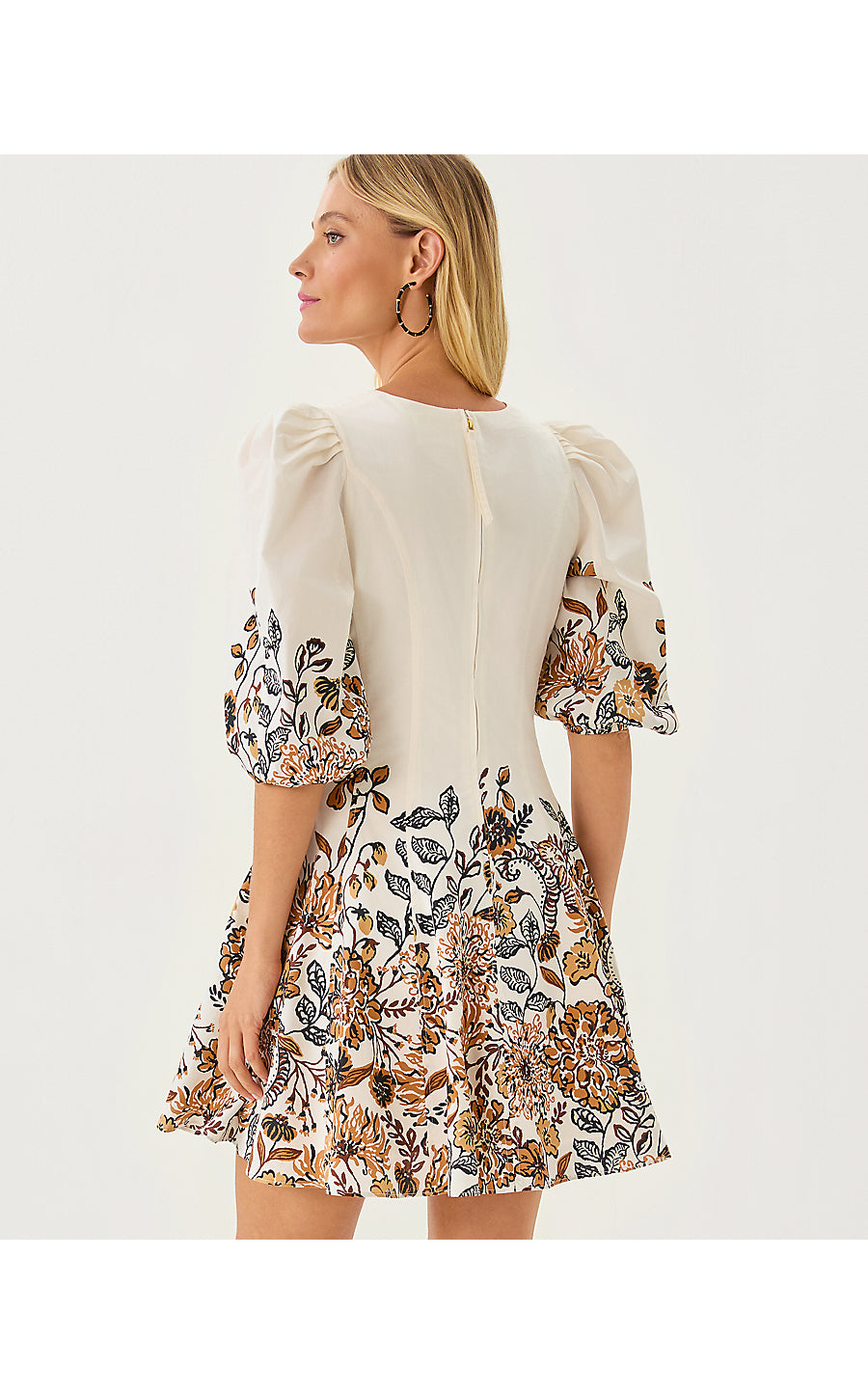 ASH DRESS, COCONUT TAKE MEOWT ENGINEERED WOVEN DRESS