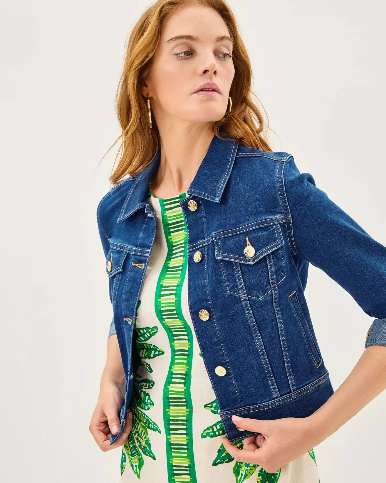 SEASPRAY DENIM JACKET, MEDIUM WASH