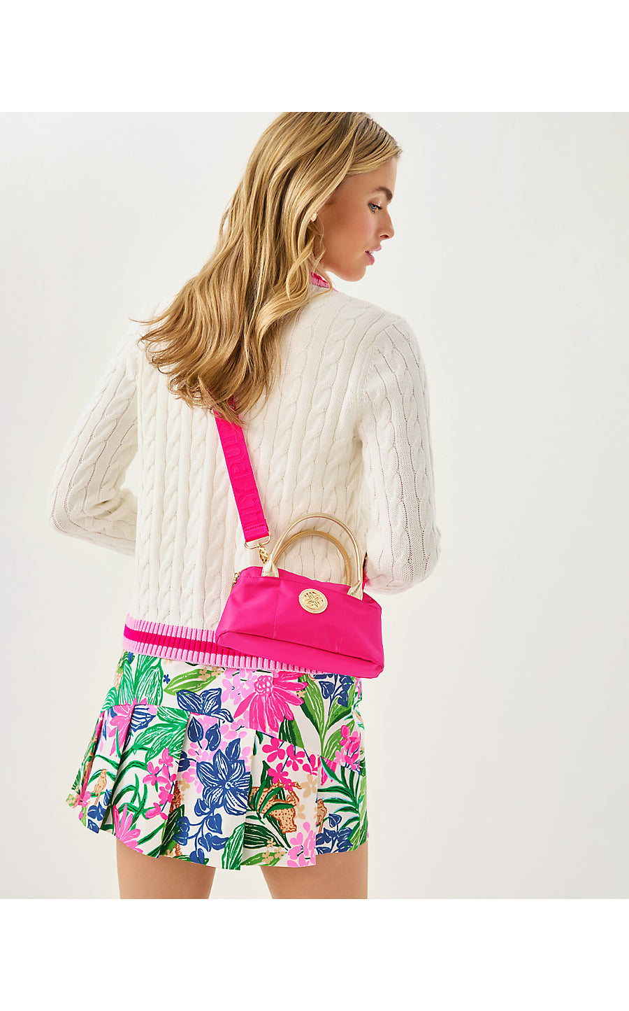 KERRINGTON TOP HANDLE MINI BAG, PARIGI PINK