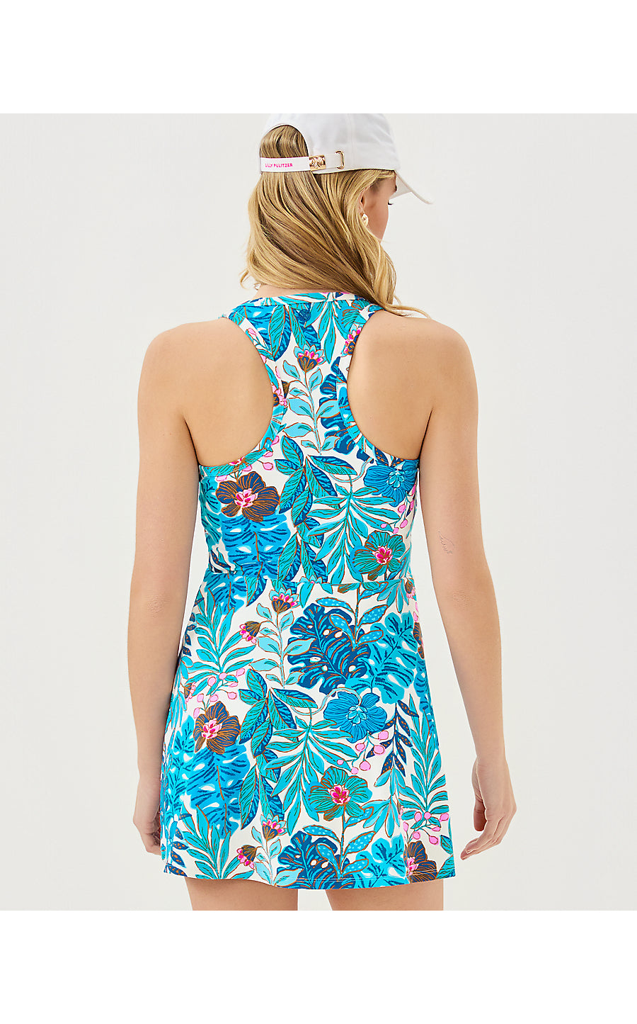 FOREHAND ACTIVE DRESS UPF 50+, BREEZY AQUA BEST FRONDS FOREVER