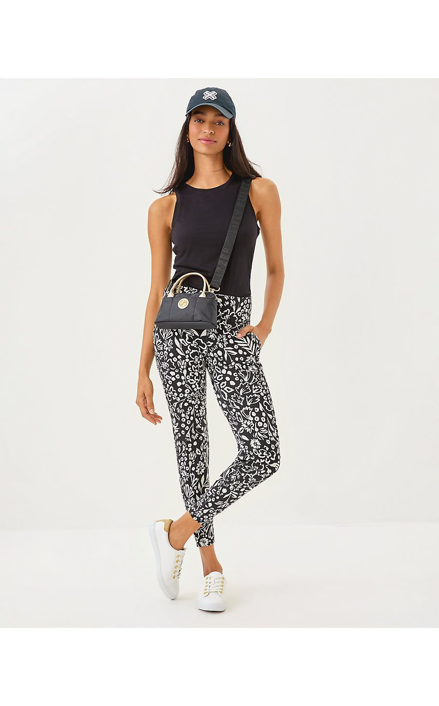 ISLAND MID RISE JOGGER UPF 50+, NOIR PURRFECT POUNCE KNIT JACQUARD