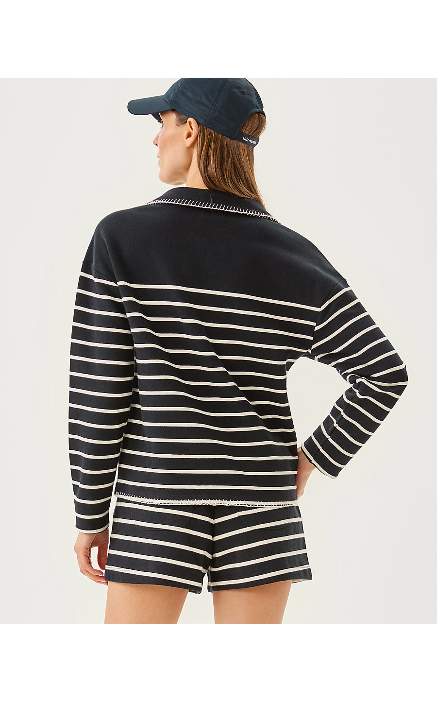 CORVAYA PULLOVER, NOIR LEGACY STRIPE