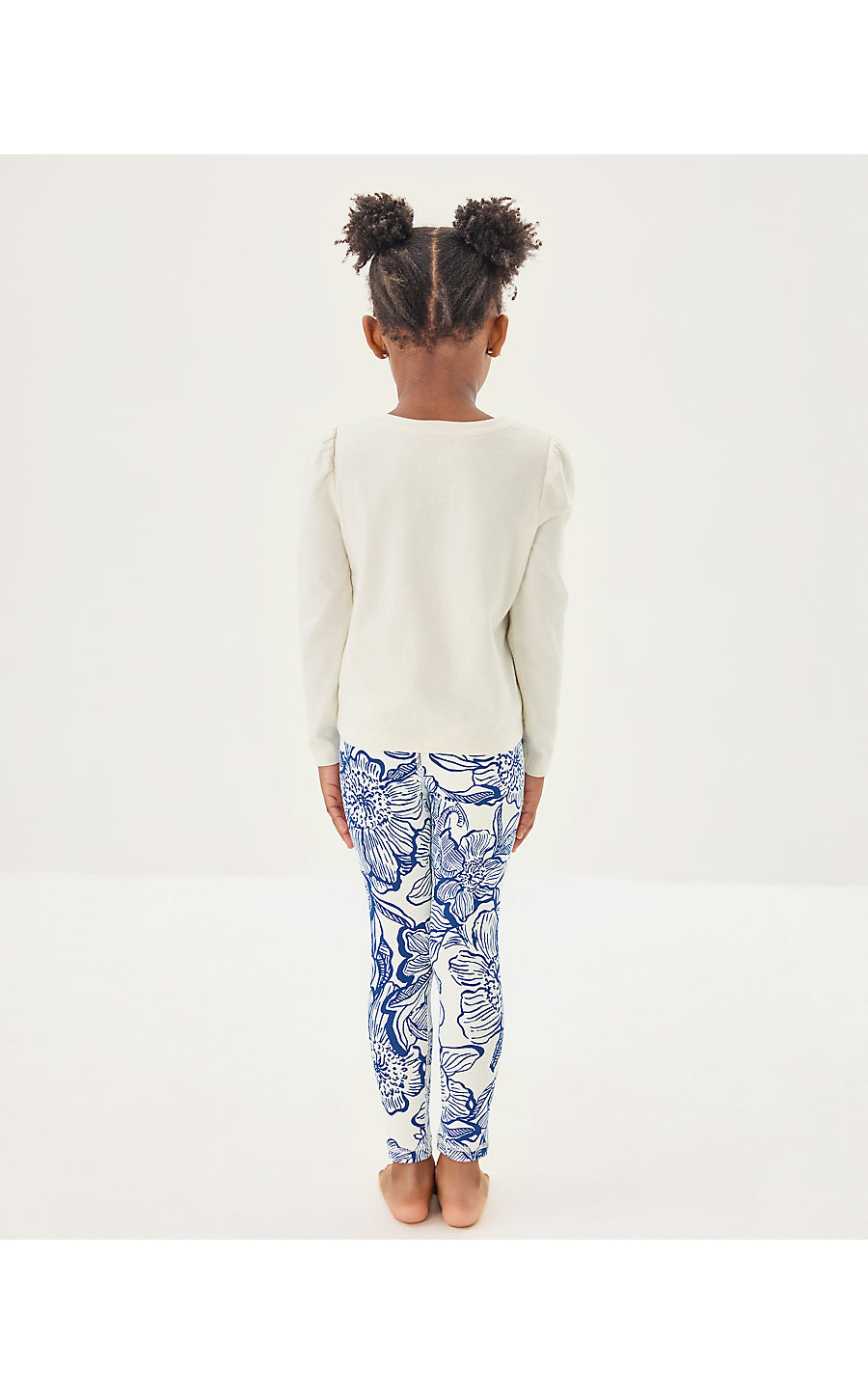 MINI JANSEN LONG SLEEVED DRESS, MULTI ENDLESS ANIMALS SUMMER GRAPHIC CHILDRENS