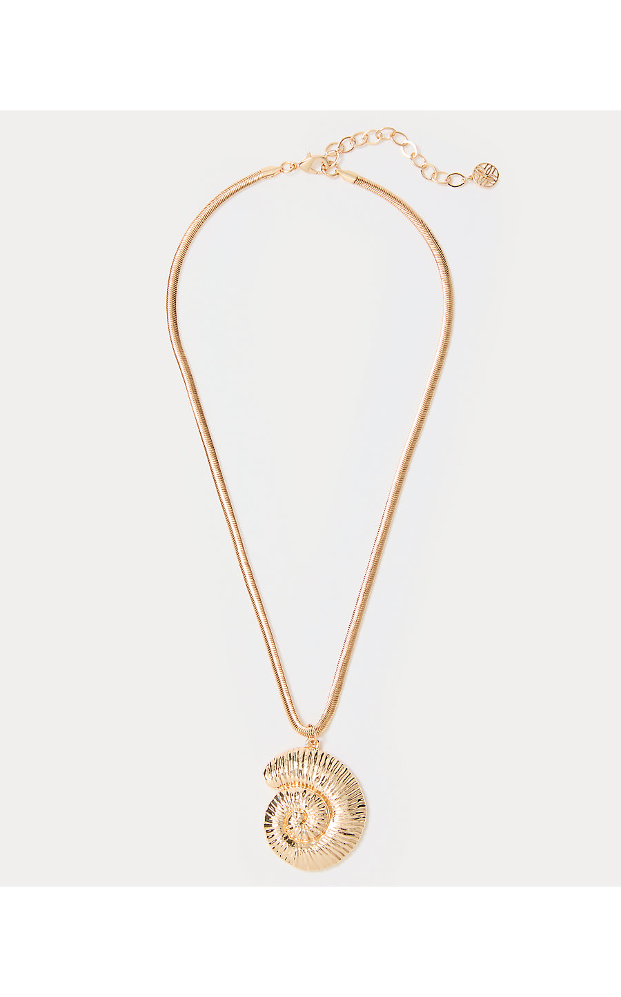 BAREFOOT BEACHCOMBER PENDANT, GOLD METALLIC