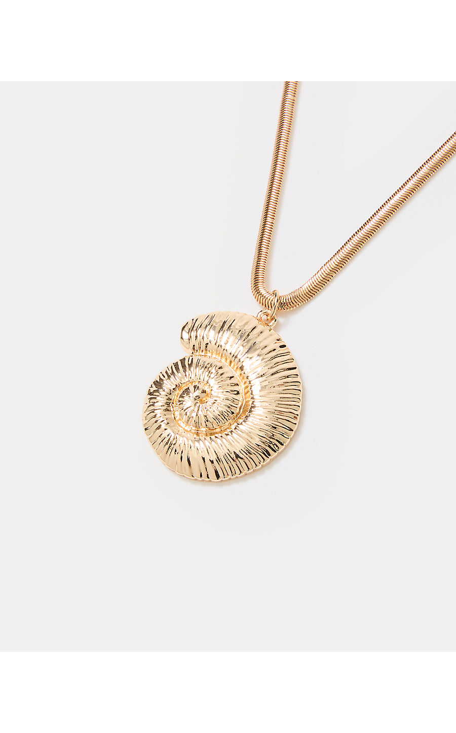 BAREFOOT BEACHCOMBER PENDANT, GOLD METALLIC
