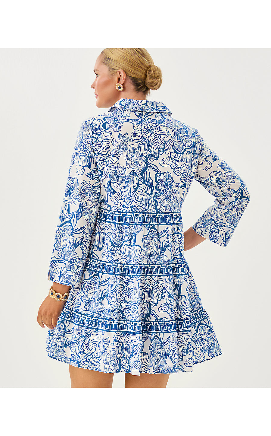 ANGIE DRESS, COCONUT UNFORGETTABLE ENGINEERED WOVEN DRESS