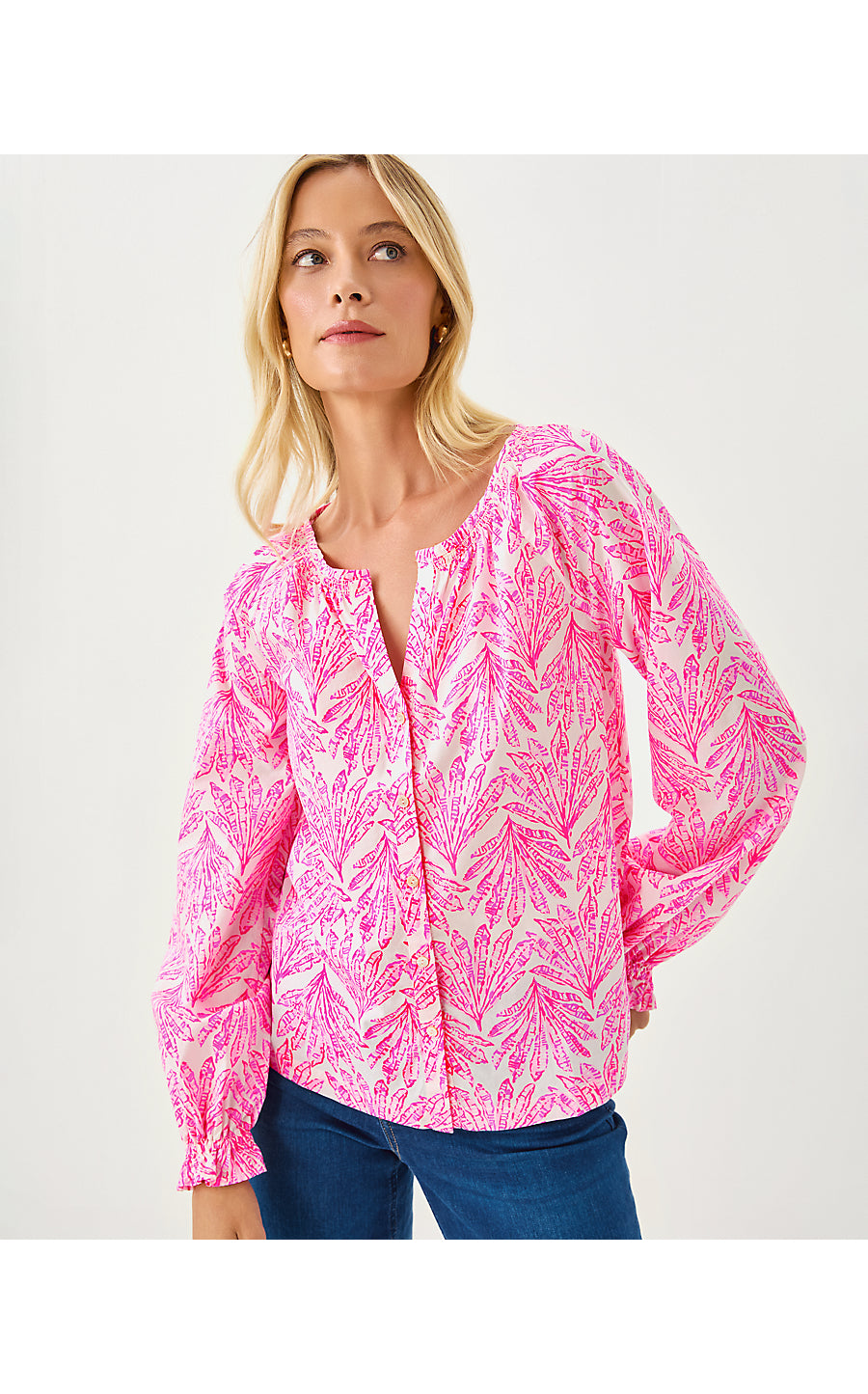 ALDINA TOP, PINK BLISS SHADY BABE
