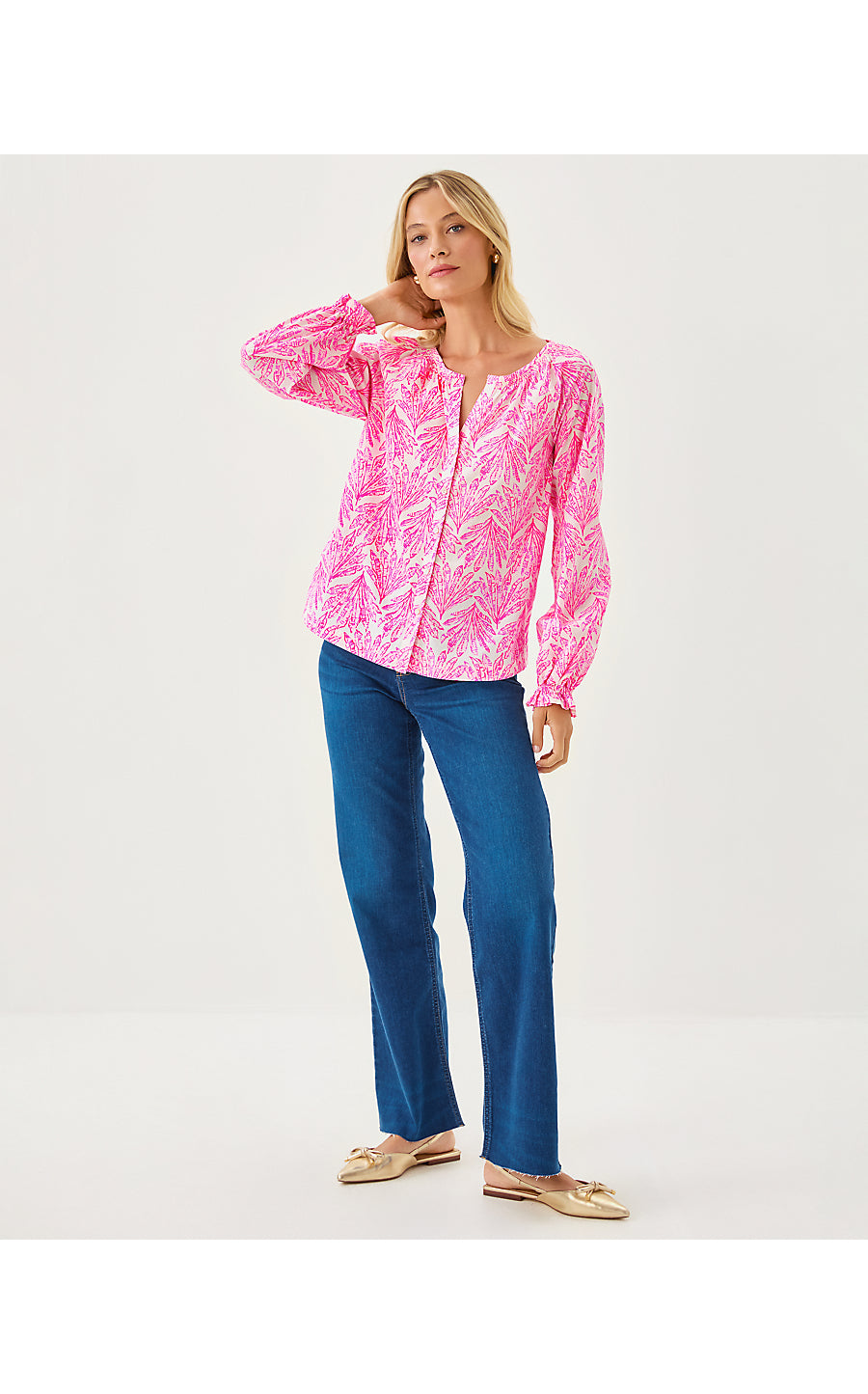 ALDINA TOP, PINK BLISS SHADY BABE