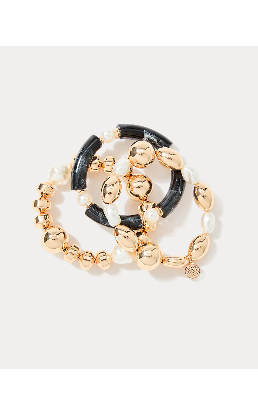 SUNSET SHADOWS STRETCH BRACELET, NOIR