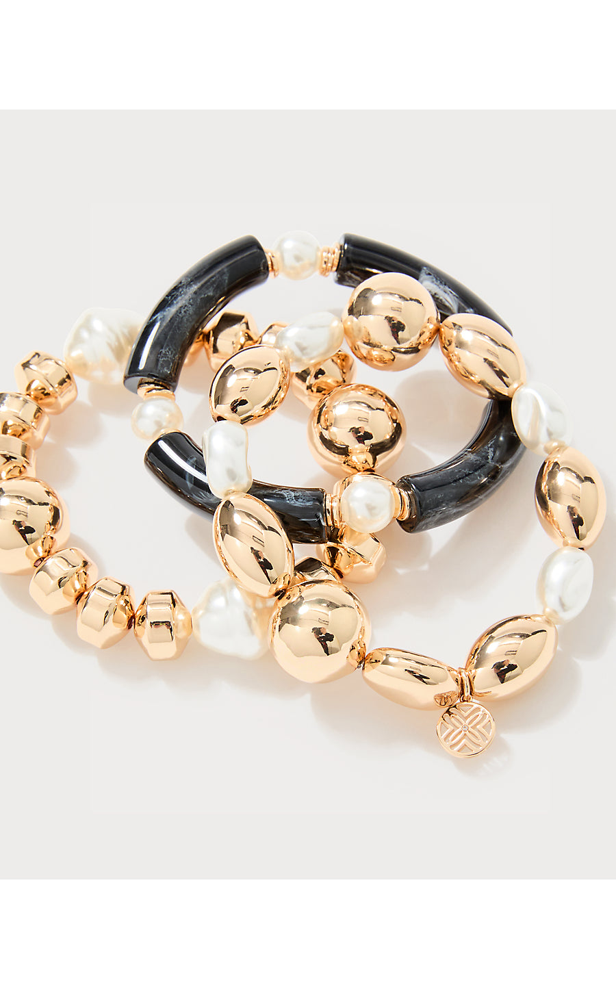 SUNSET SHADOWS STRETCH BRACELET, NOIR
