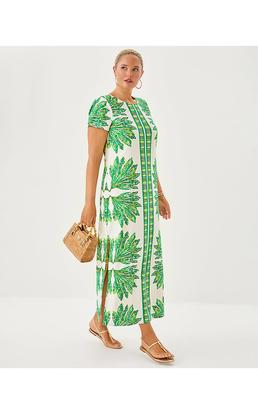 KADEN UPF 50+ MAXI, KITTS GREEN SHADY BABE ENGINEERED CHILLYLILLY