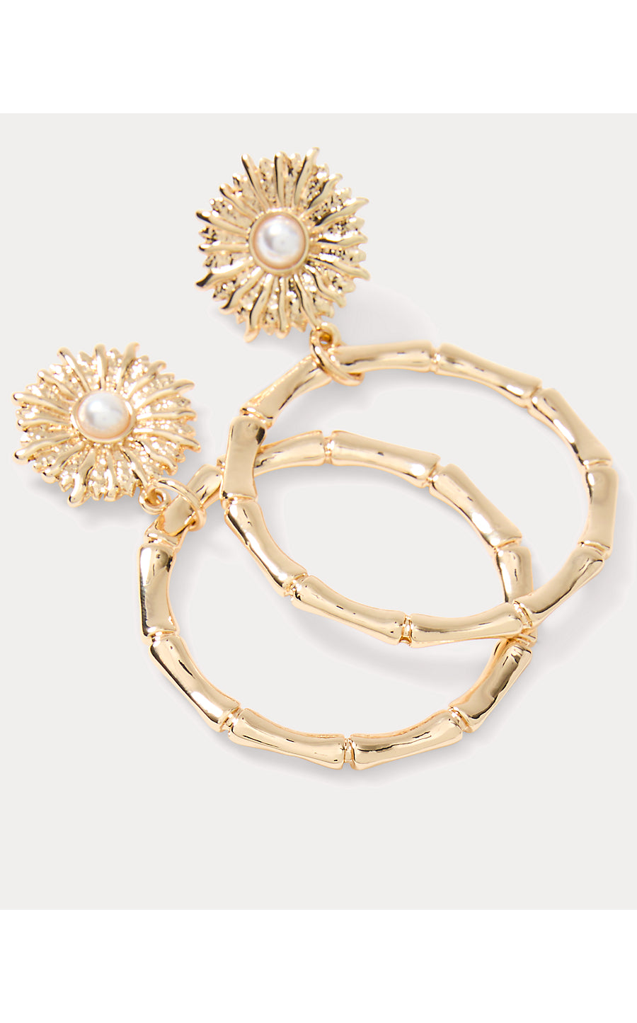 CANOPY COLONY EARRINGS, GOLD METALLIC