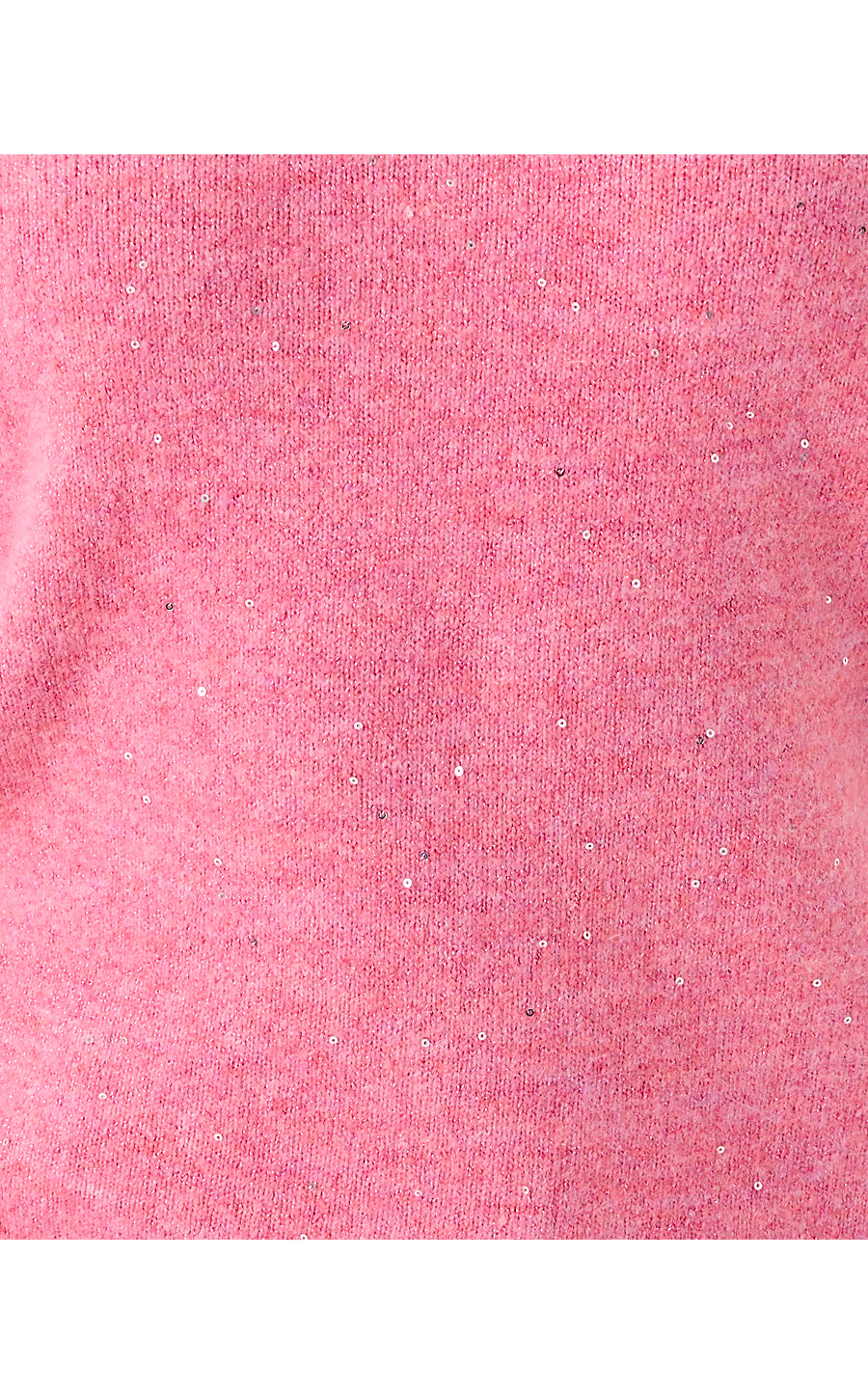 LOLA SEQUIN SWEATER, CONFETTI PINK METALLIC