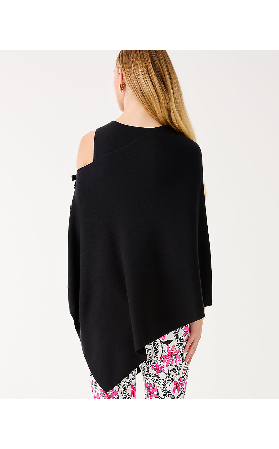 HARP WRAP W/ BOWS, BLACK