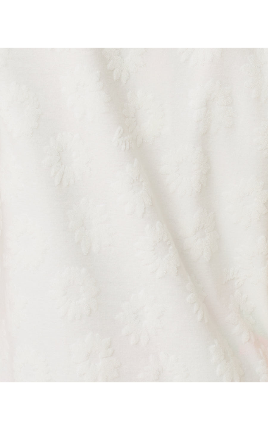 BRAYTON SHORT SLEEVE TERRY COVER UP, RESORT WHITE SUNNY DAISIES TOWEL TERRY