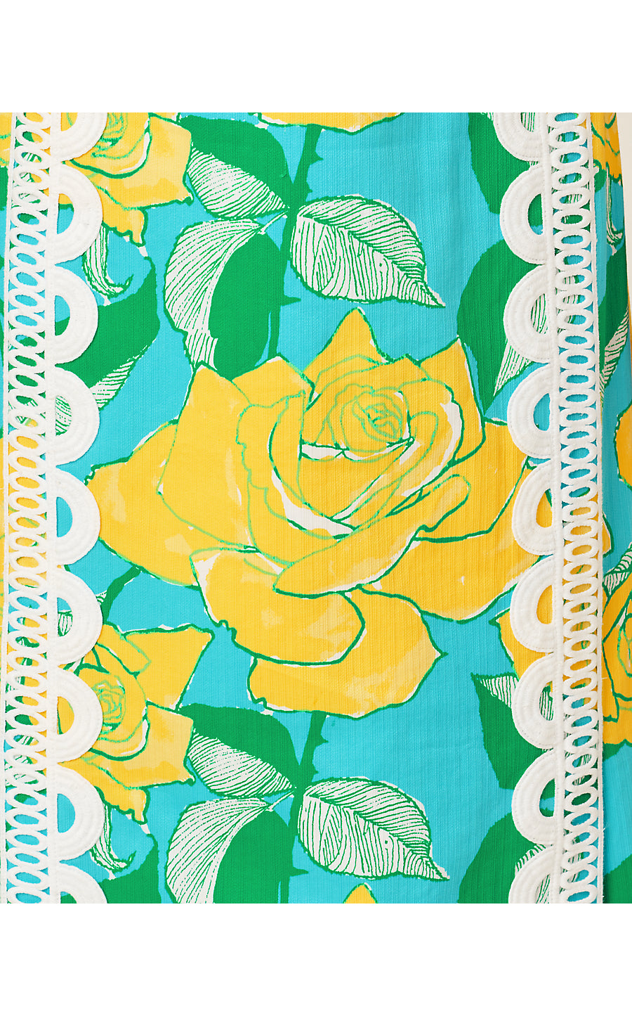 LOTTA STRETCH MAXI SHIFT, BLUE CURACAO ROSE BUD