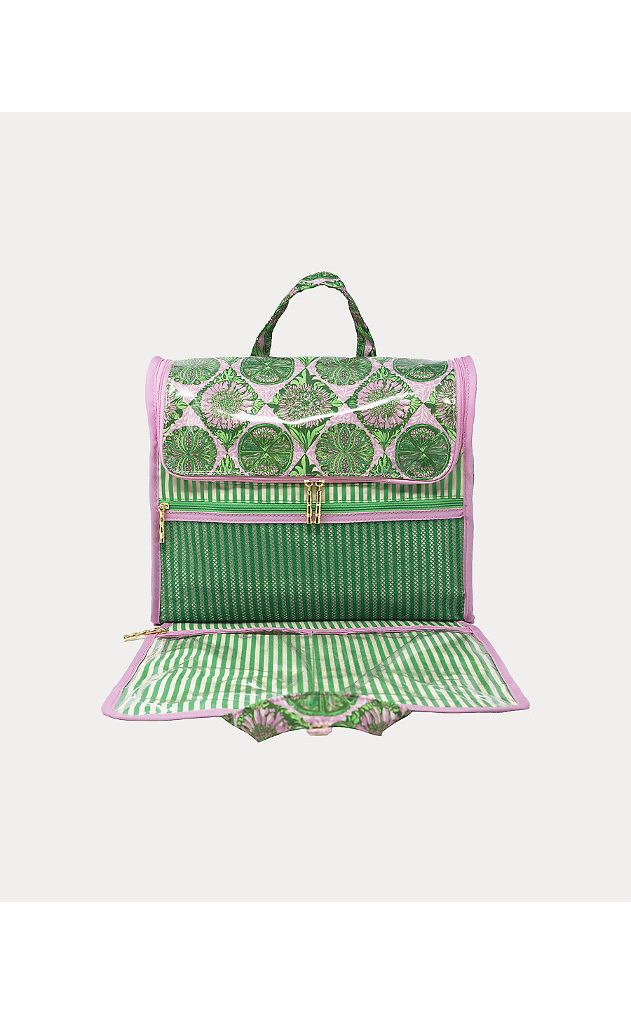 Hanging Toiletry Bag - Tropical Tiles