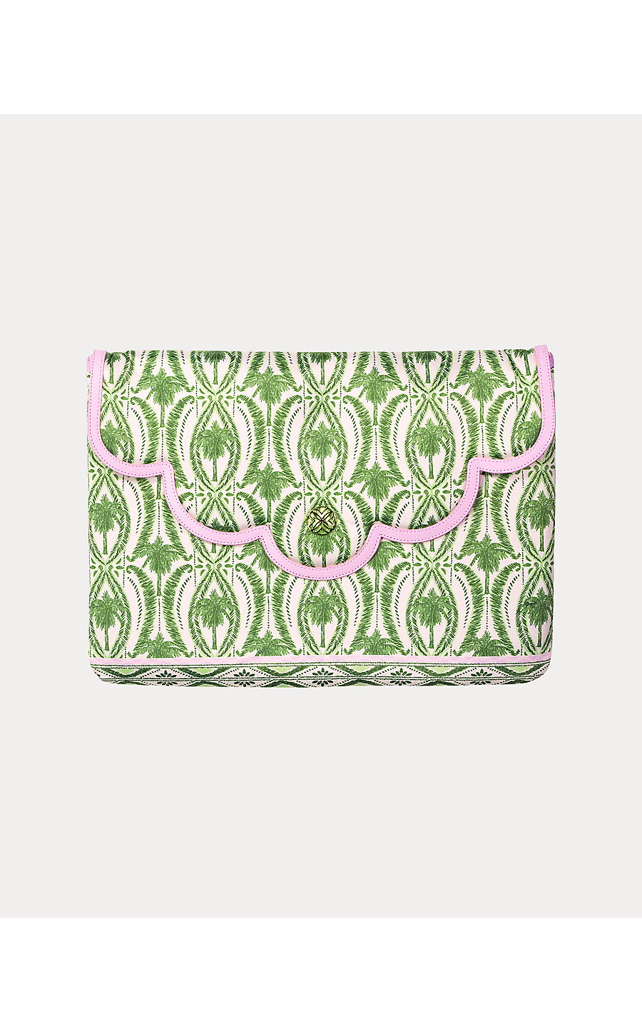 Laptop Sleeve, Textured Palm Stripe