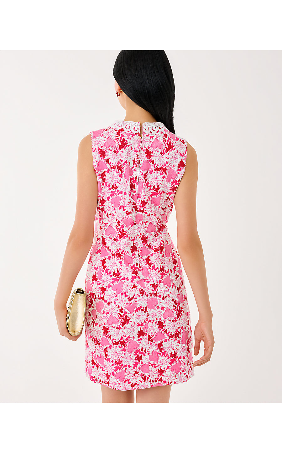 CLEODORA STRETCH SHIFT, COCONUT DEAR HEART