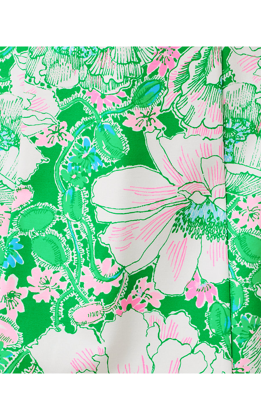 TWILA SKIRTED ROMPER, PUTTING GREEN POPPYLAND