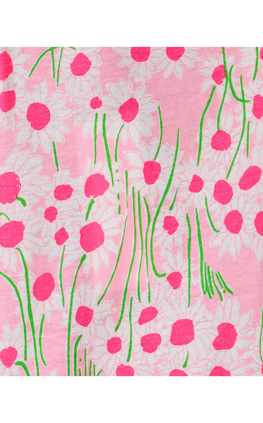 MINI BINGLEY DRESS, CONCH SHELL PINK LIL SUNNY DAISIES