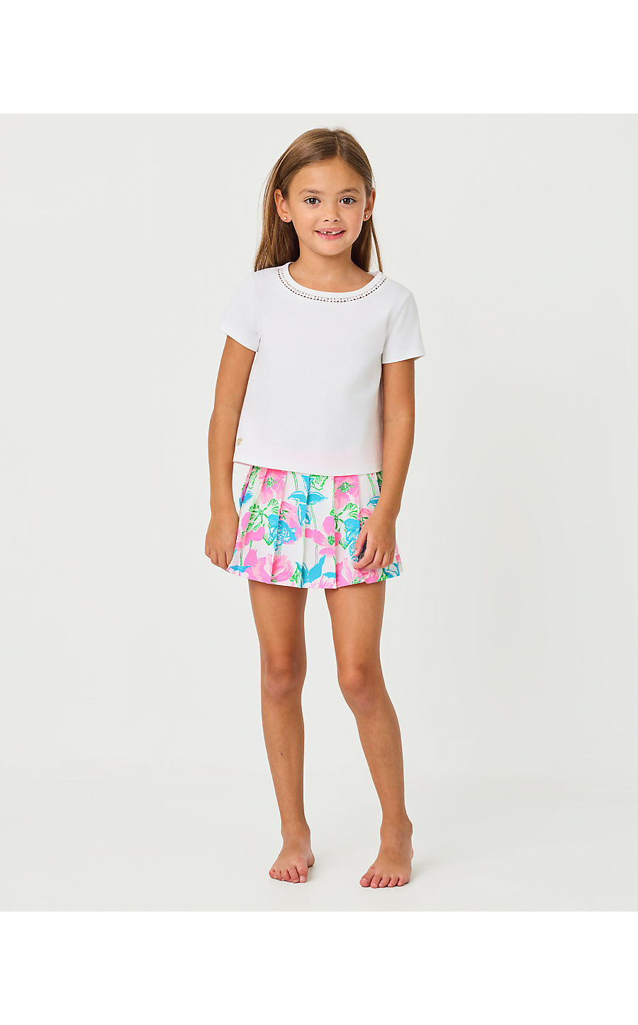 MINI CLAIRMONT TOP, RESORT WHITE