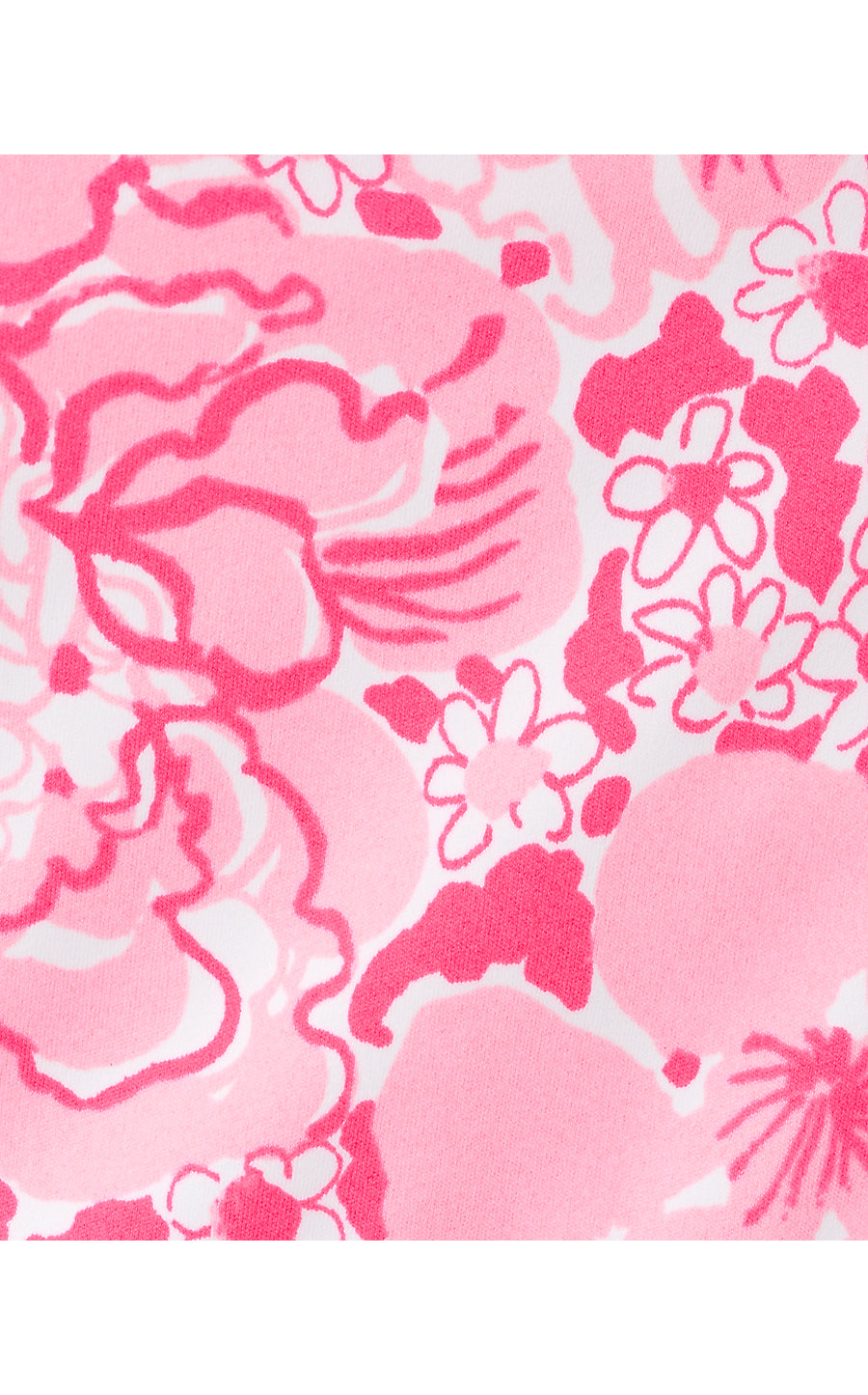 DELVENIE HIGH RISE BUBBLE HEM SKORT, CONCH SHELL PINK BURST OF JOY