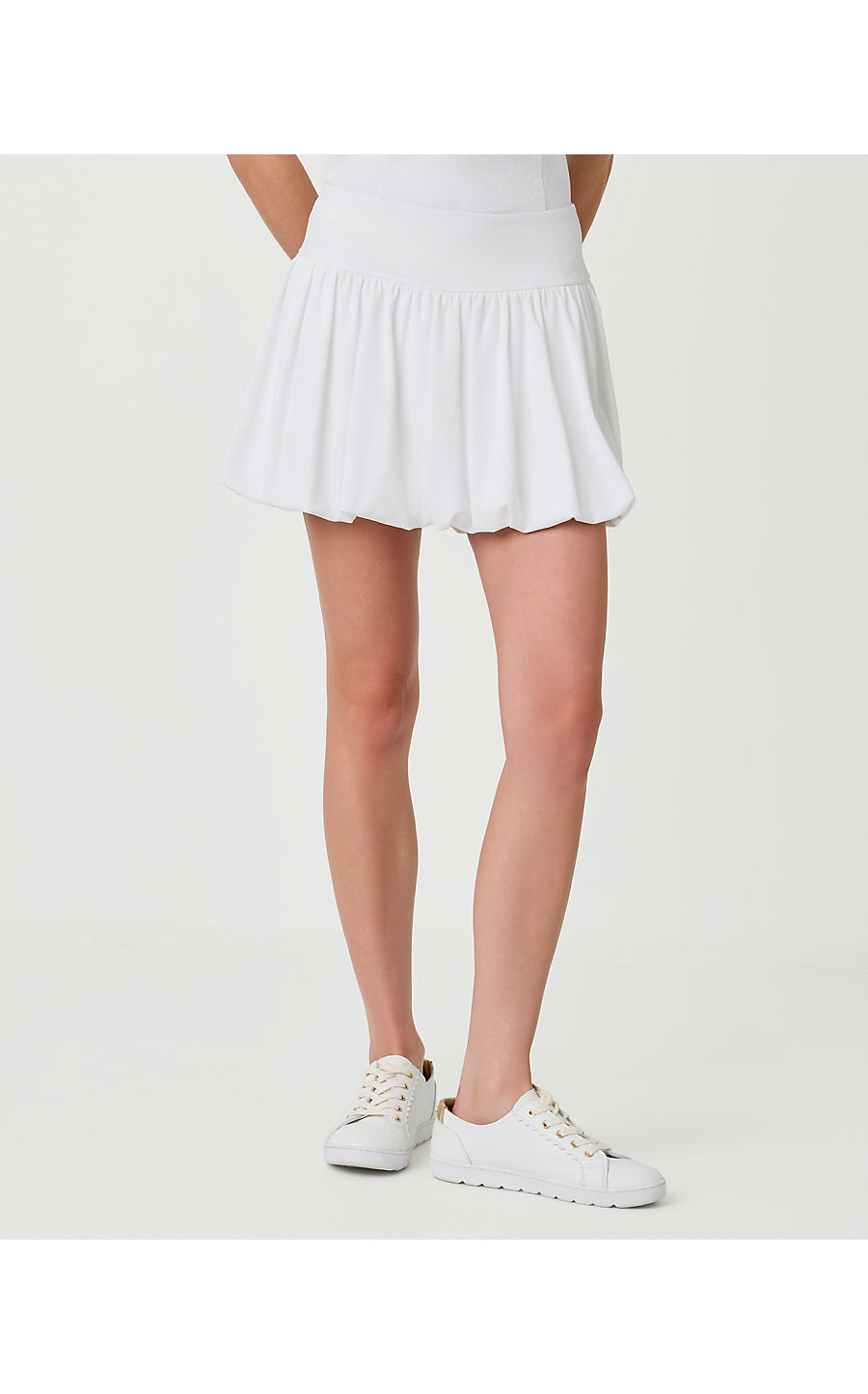GIORGIE BUBBLE SKORT UPF 50+, RESORT WHITE