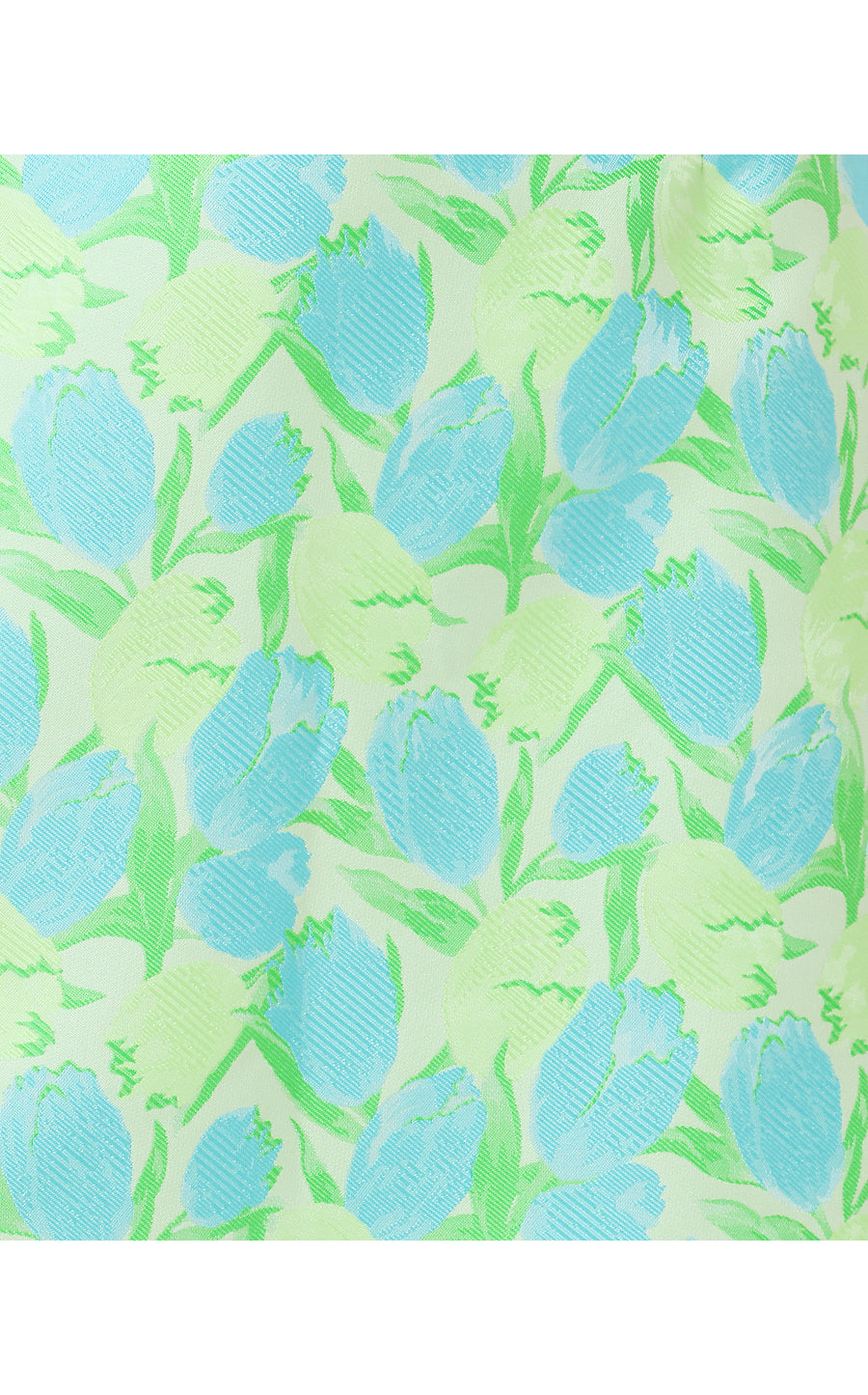 KELS MINI SKIRT, CAPRI BLUE TULIP TANGO JACQUARD