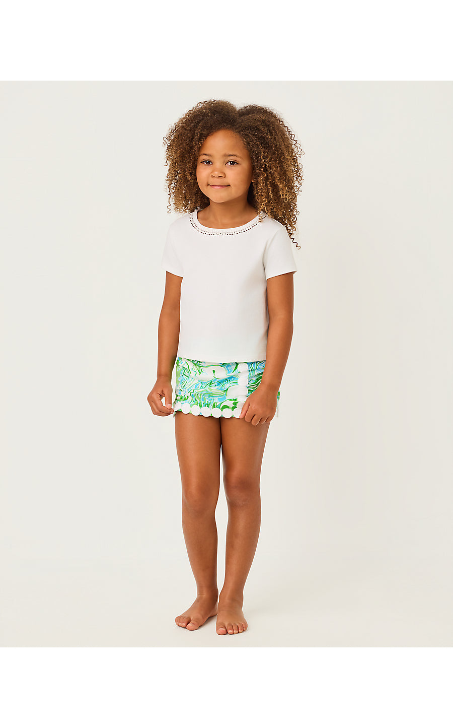 MINI MICHELINA SKORT, CAPRI BLUE GALLOPING GALS