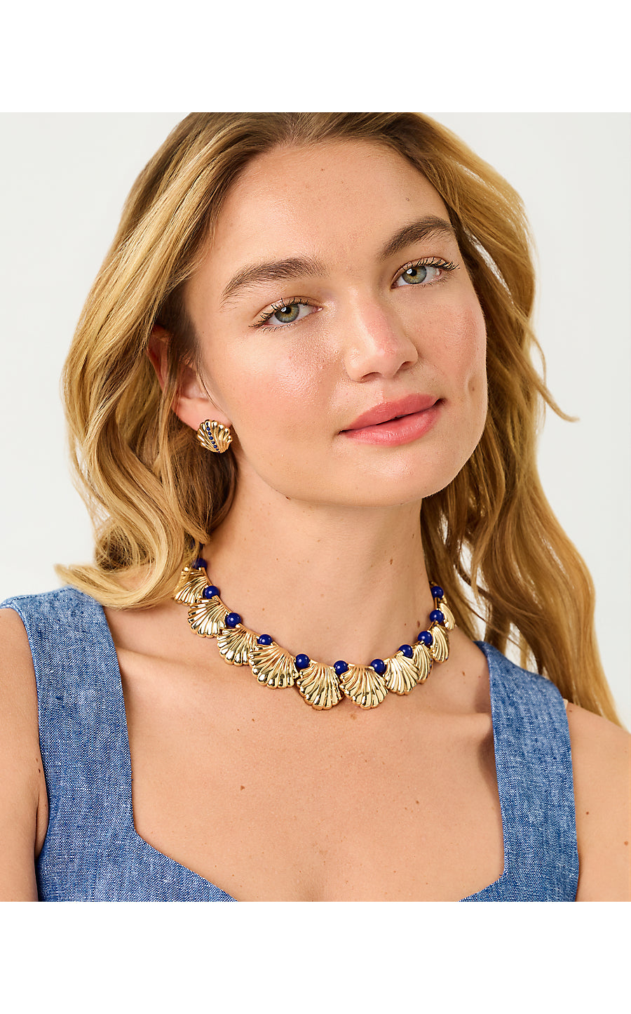 SHELDEN NECKLACE, STARLIGHT NAVY