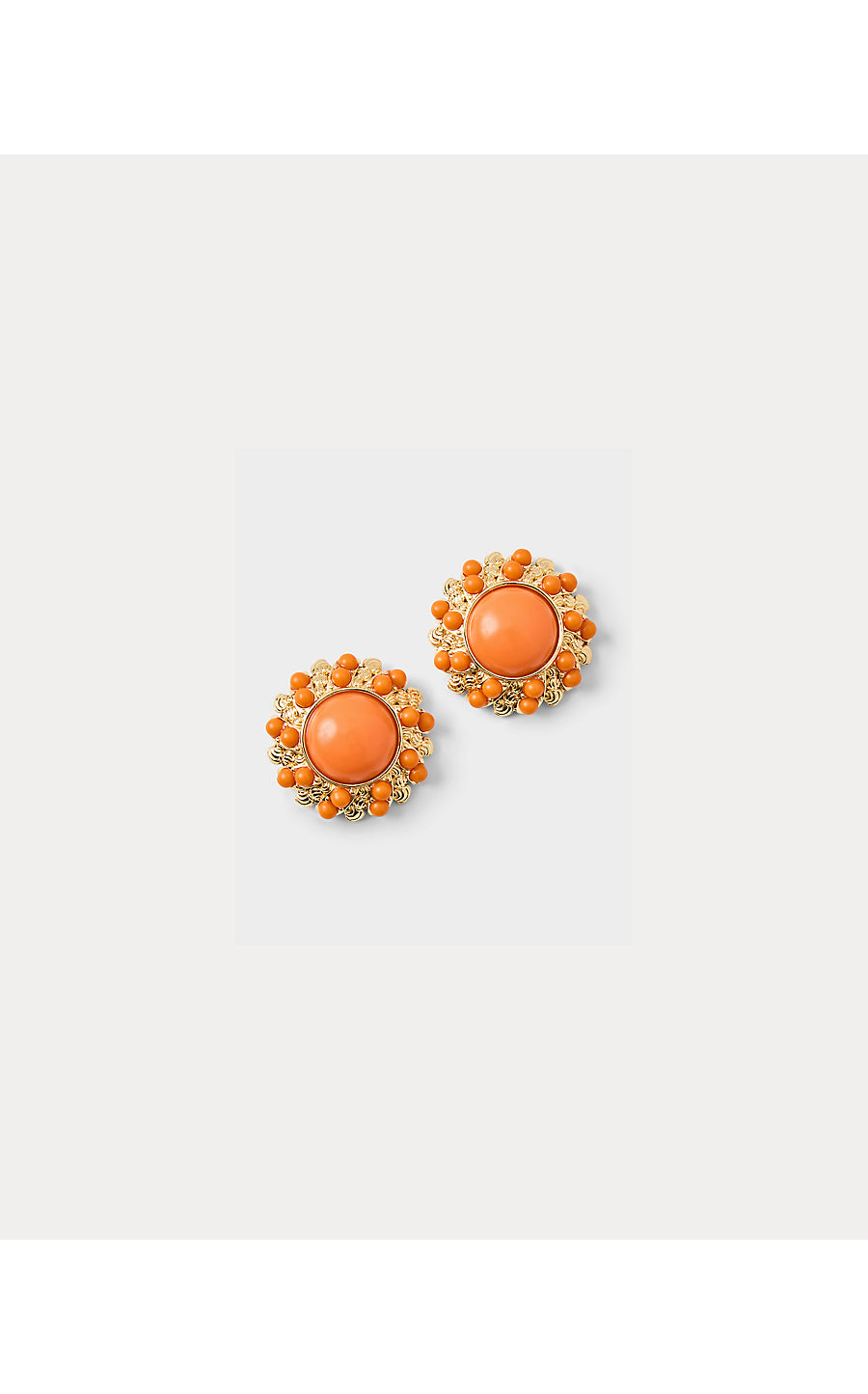 SEASIDE HARBOUR EARRINGS, SUNSET ORANGE
