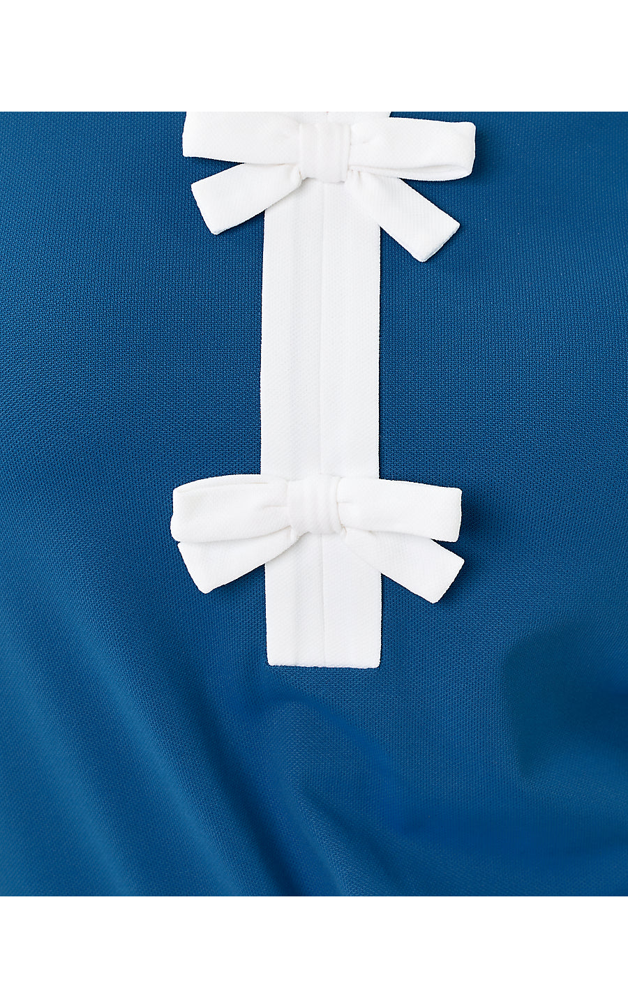 FRIDA SLEEVELESS BOW POLO, STARLIGHT NAVY