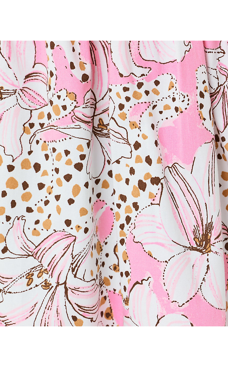 MINI HAYLAN DRESS, CONCH SHELL PINK WILDNESS