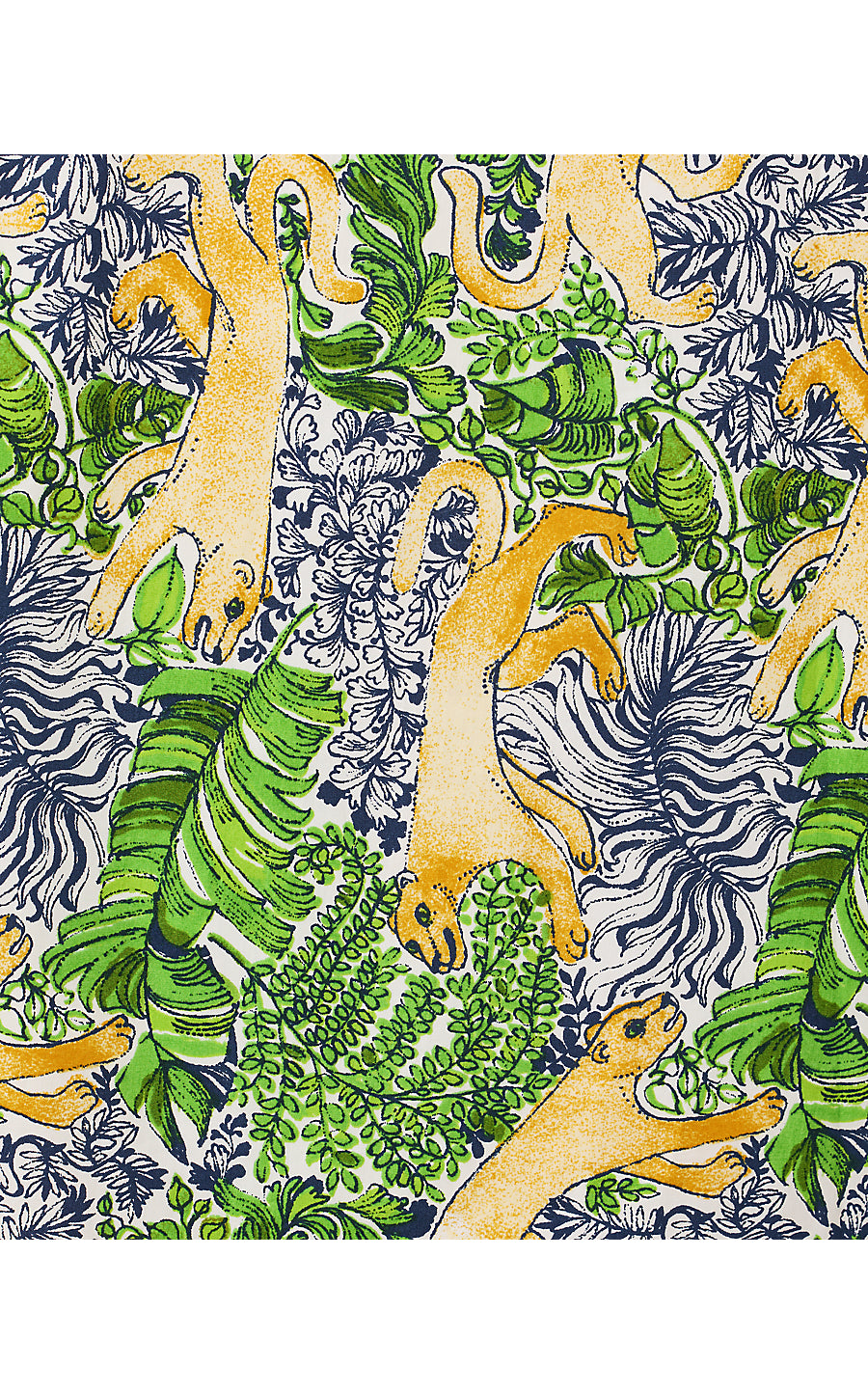 MIALEIGH ELBOW SLEEVE DRESS, MULTI LIL PALM PROWL ENGINEERED WOVEN DRESS