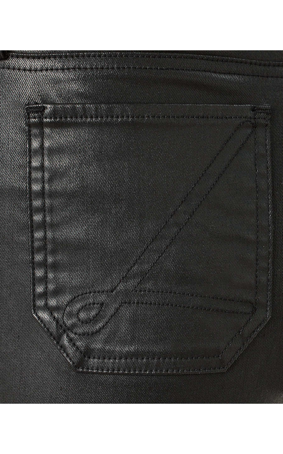 HARLEEN HIGH RISE COATED JEAN, NOIR