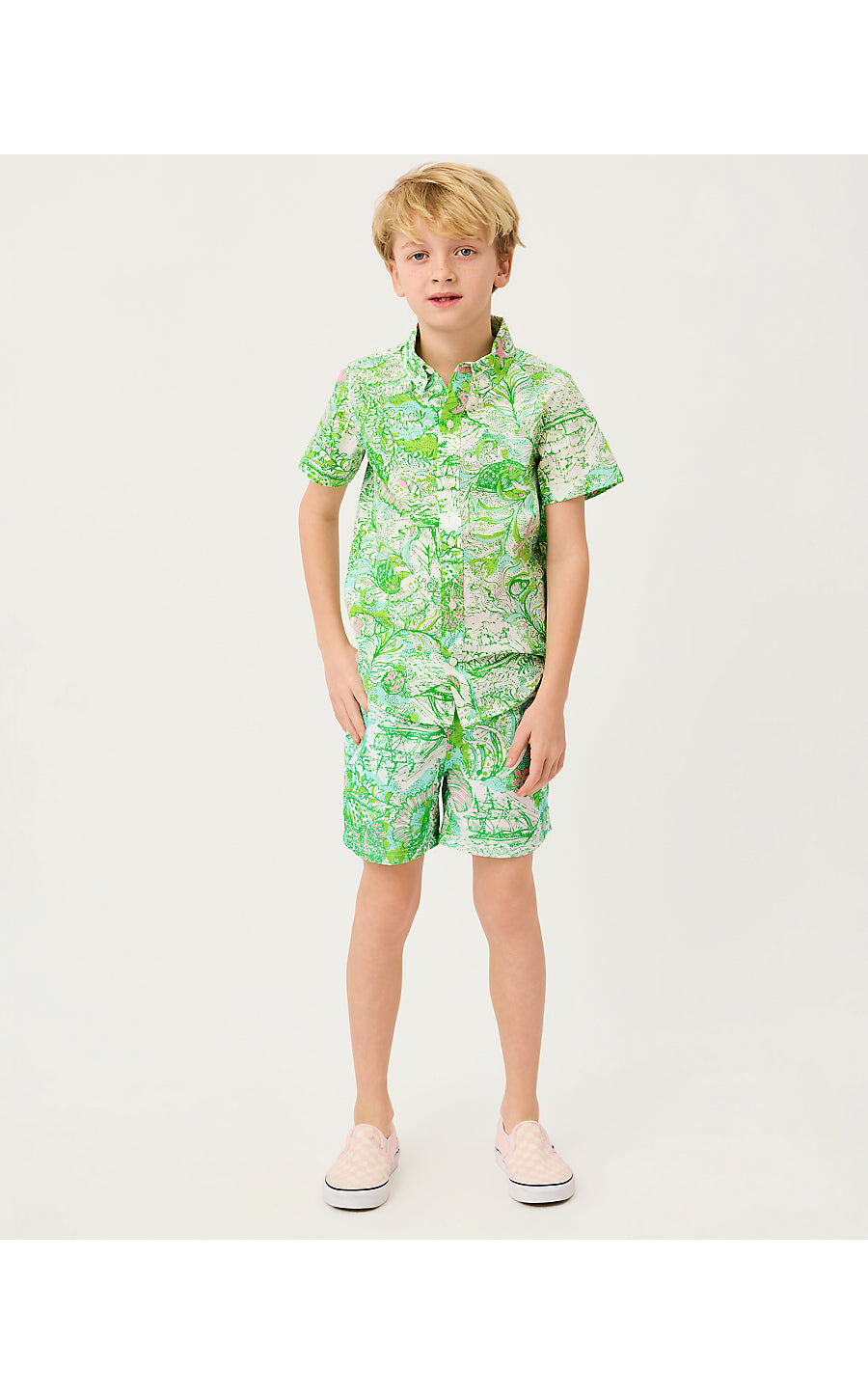 LAVIN BUTTON DOWN, RESORT WHITE SHIP TO SHORE