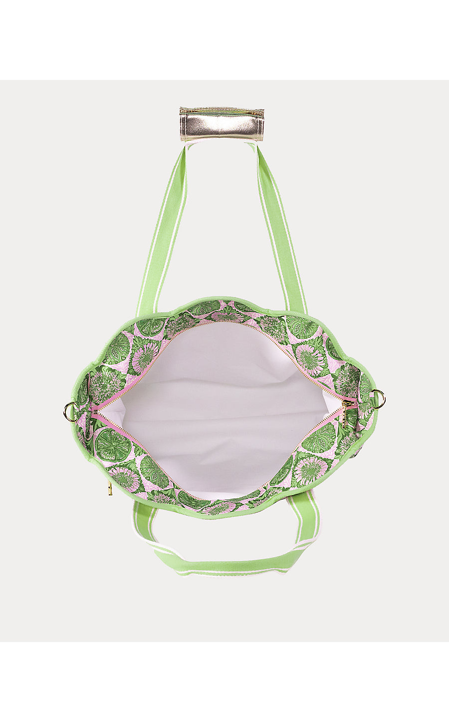Scallop Cooler Tote, Tropical Tiles