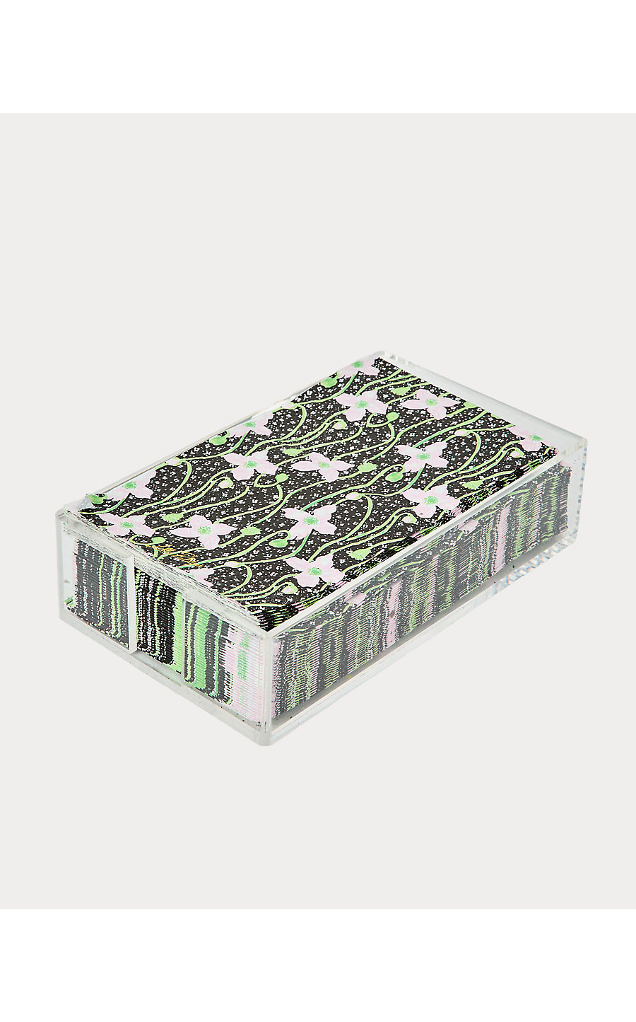 Dinner Napkins with Holder, Blushing Blooms