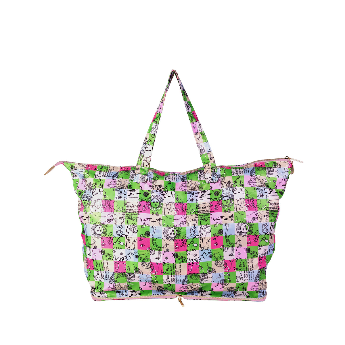 Packable Tote, Celebrate with Lilly Patch
