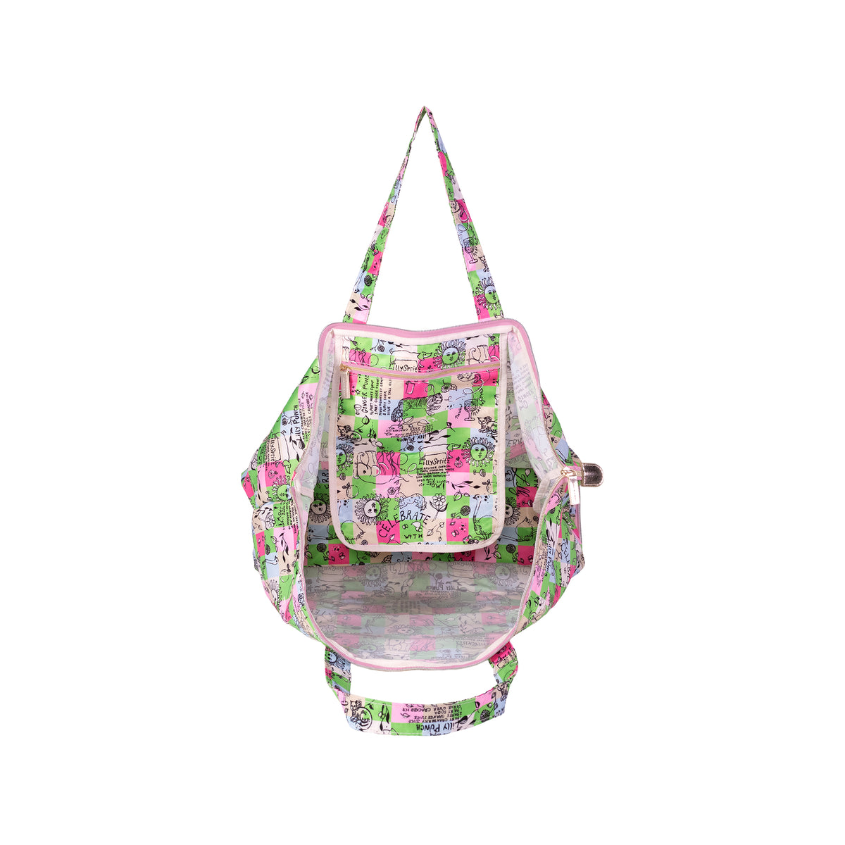 Packable Tote, Celebrate with Lilly Patch
