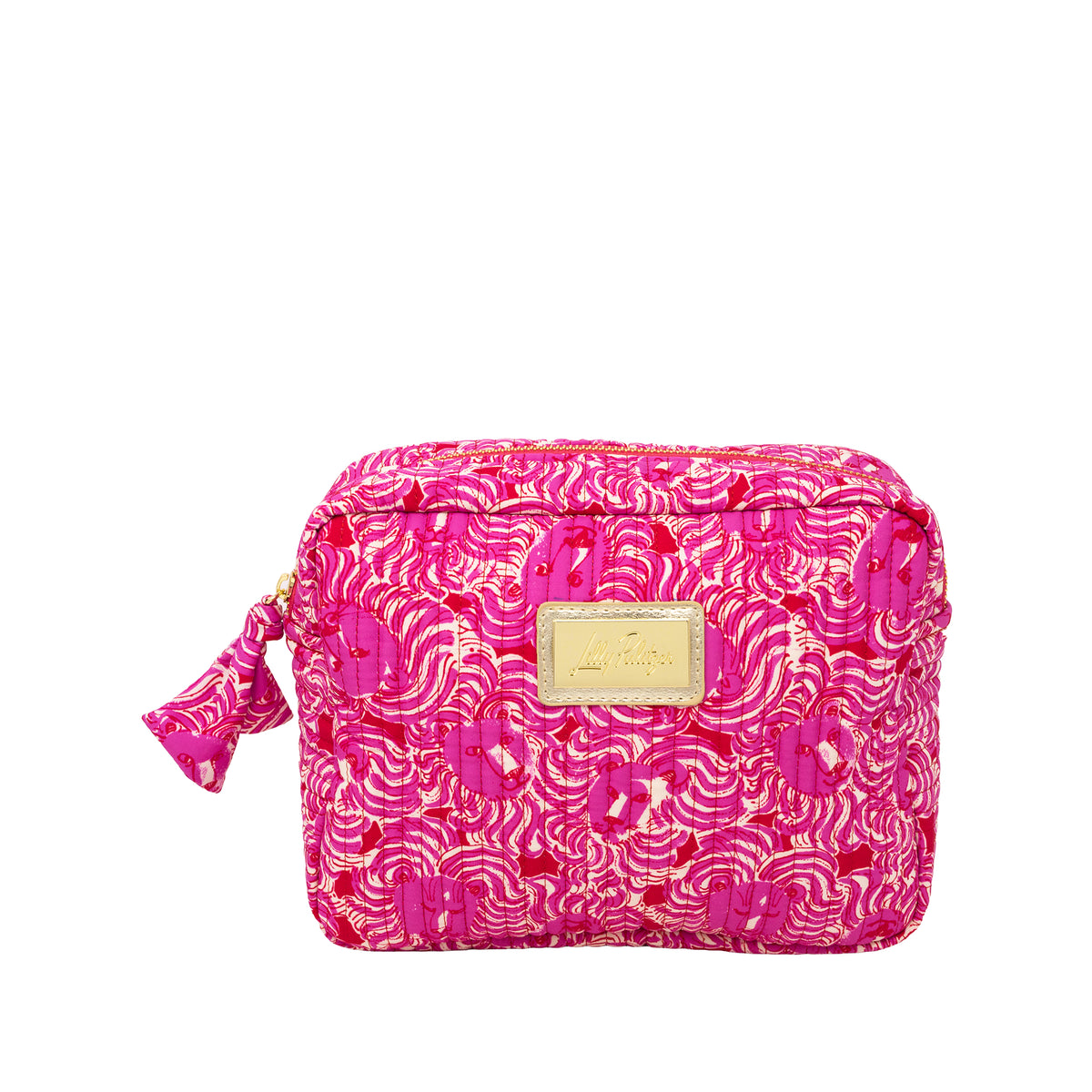 Cosmetic Bag, Strawberry Red Pride of Lilly
