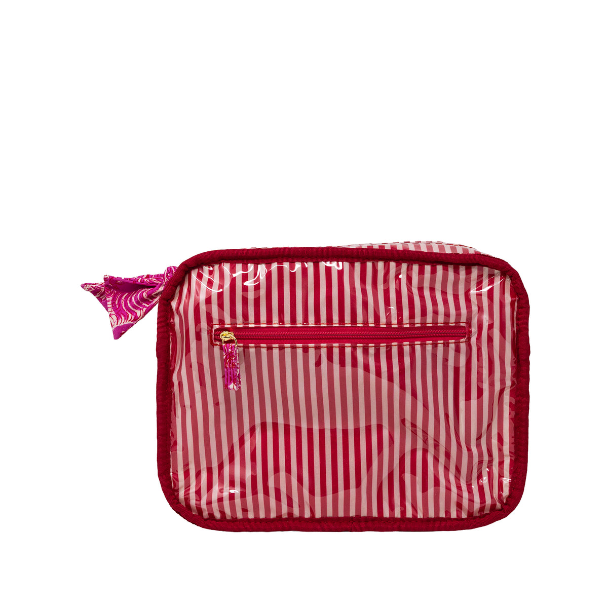 Cosmetic Bag, Strawberry Red Pride of Lilly